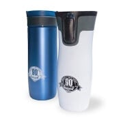 laser marking example on travel mugs